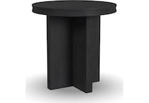 findlay black end table   