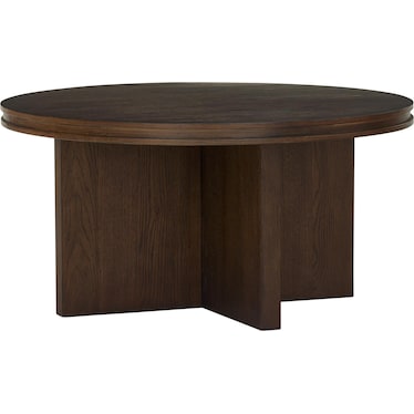 FINDLAY ROUND COCKTAIL TABLE BY FLEXSTEEL