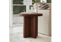 findlay brown end table   