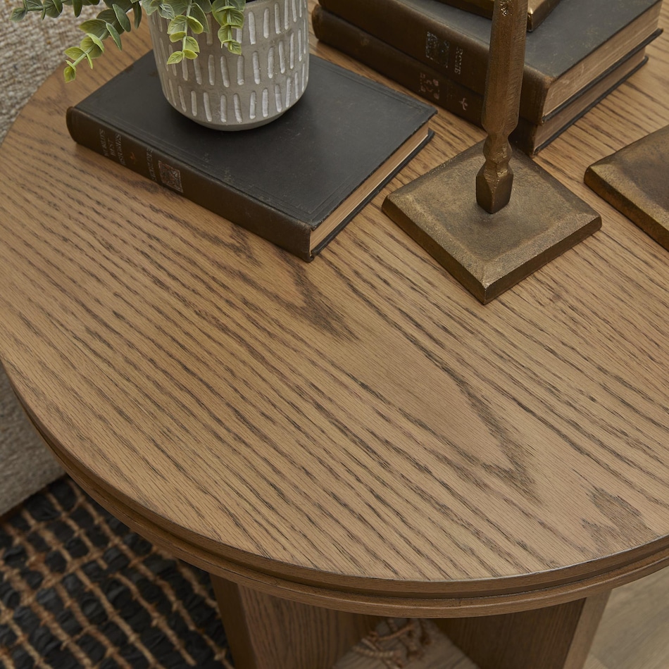 findlay white end table   