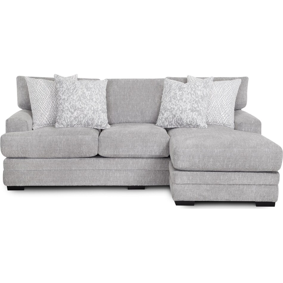 fiona gray sofa chaise   