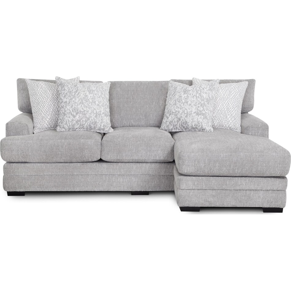 fiona nickel sofa chaise   