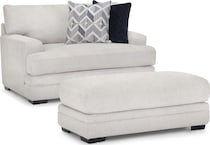fiona shell ottoman   