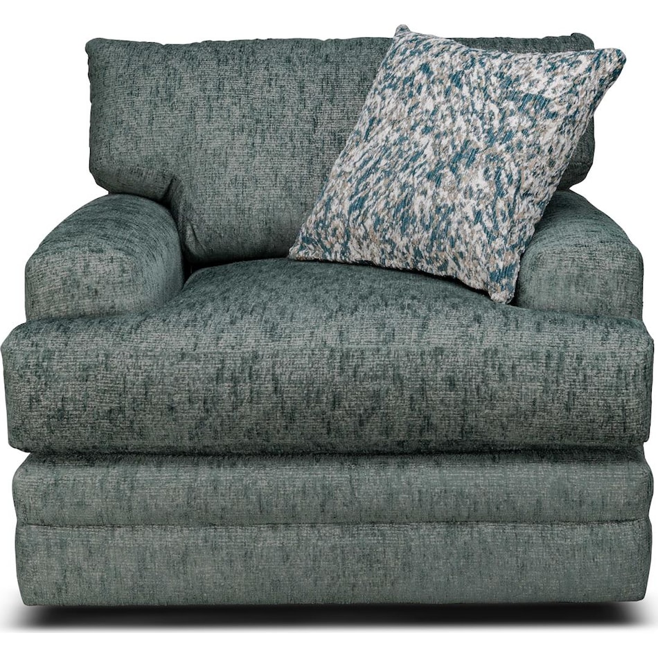 fiona teal accent chair   