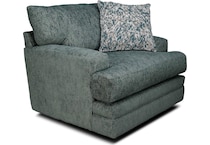 fiona teal accent chair   