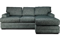 fiona teal sofa chaise   