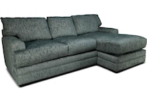 fiona teal sofa chaise   