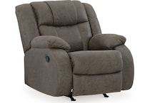 first base gunmetal recliner   