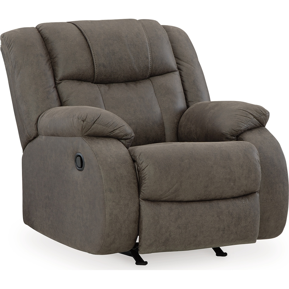 first base gunmetal recliner   