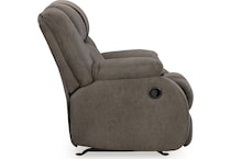 first base gunmetal recliner   