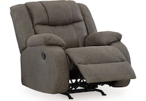 first base gunmetal recliner   