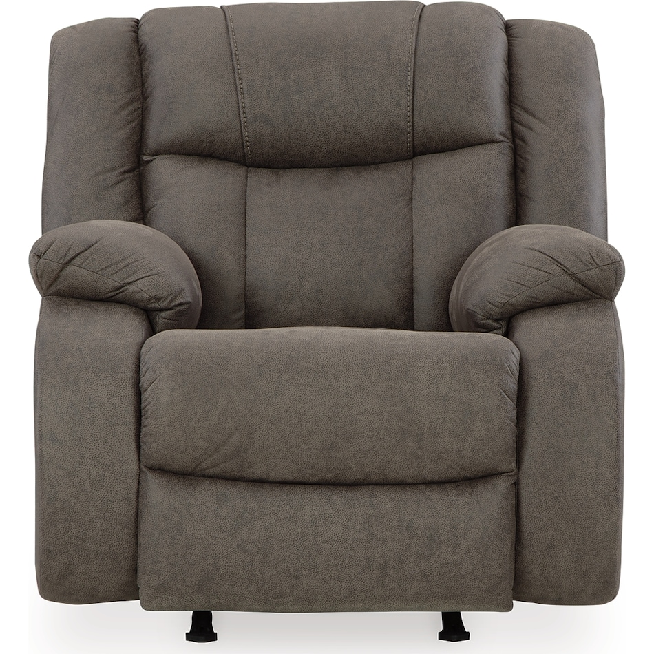 first base gunmetal recliner   