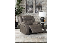 first base gunmetal recliner   