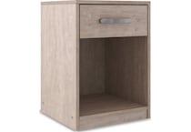 flannia gray nightstand   