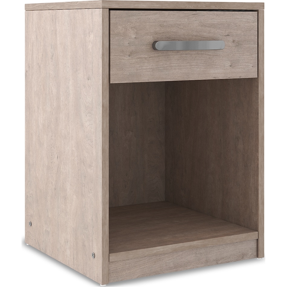 flannia gray nightstand   