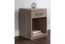 flannia gray nightstand   
