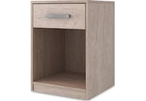 flannia gray nightstand   