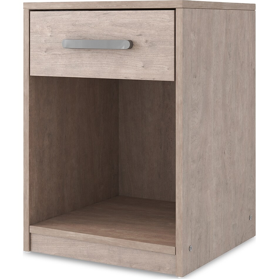 flannia gray nightstand   