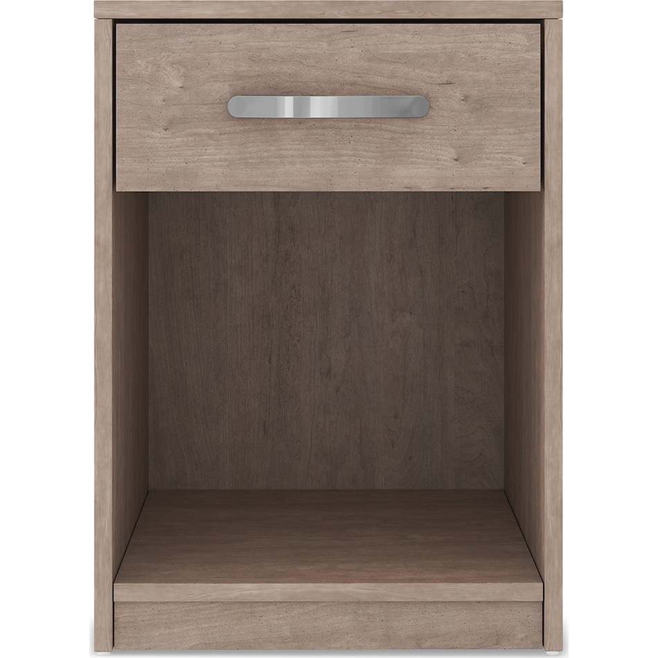 flannia gray nightstand   