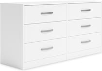 flannia white dresser   