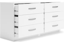 flannia white dresser   