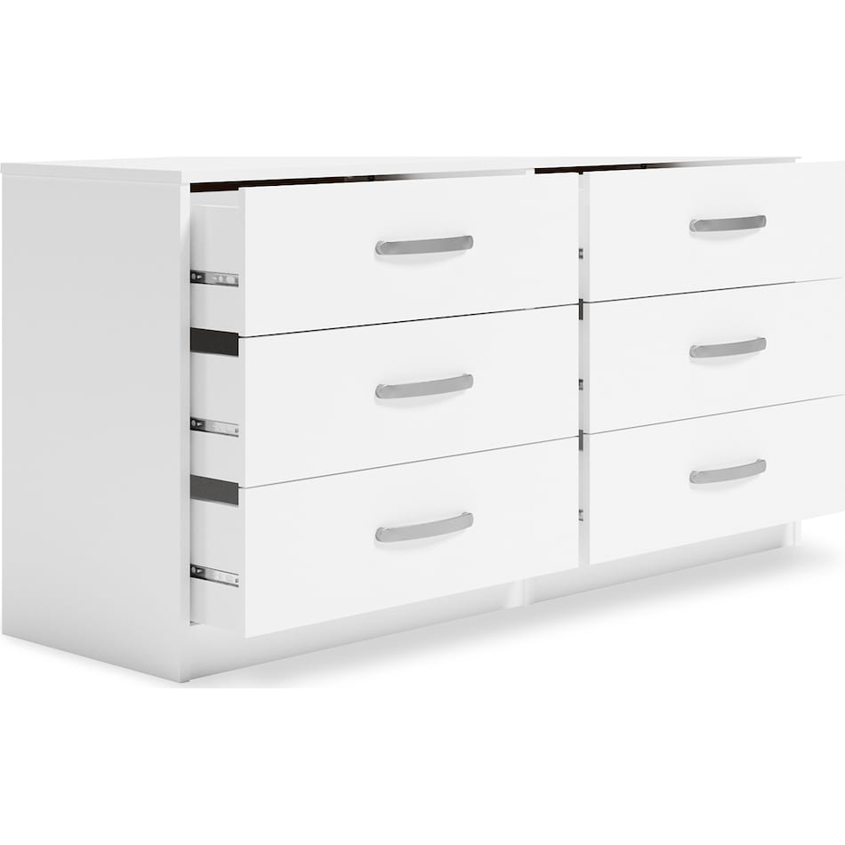 flannia white dresser   