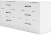 flannia white dresser   