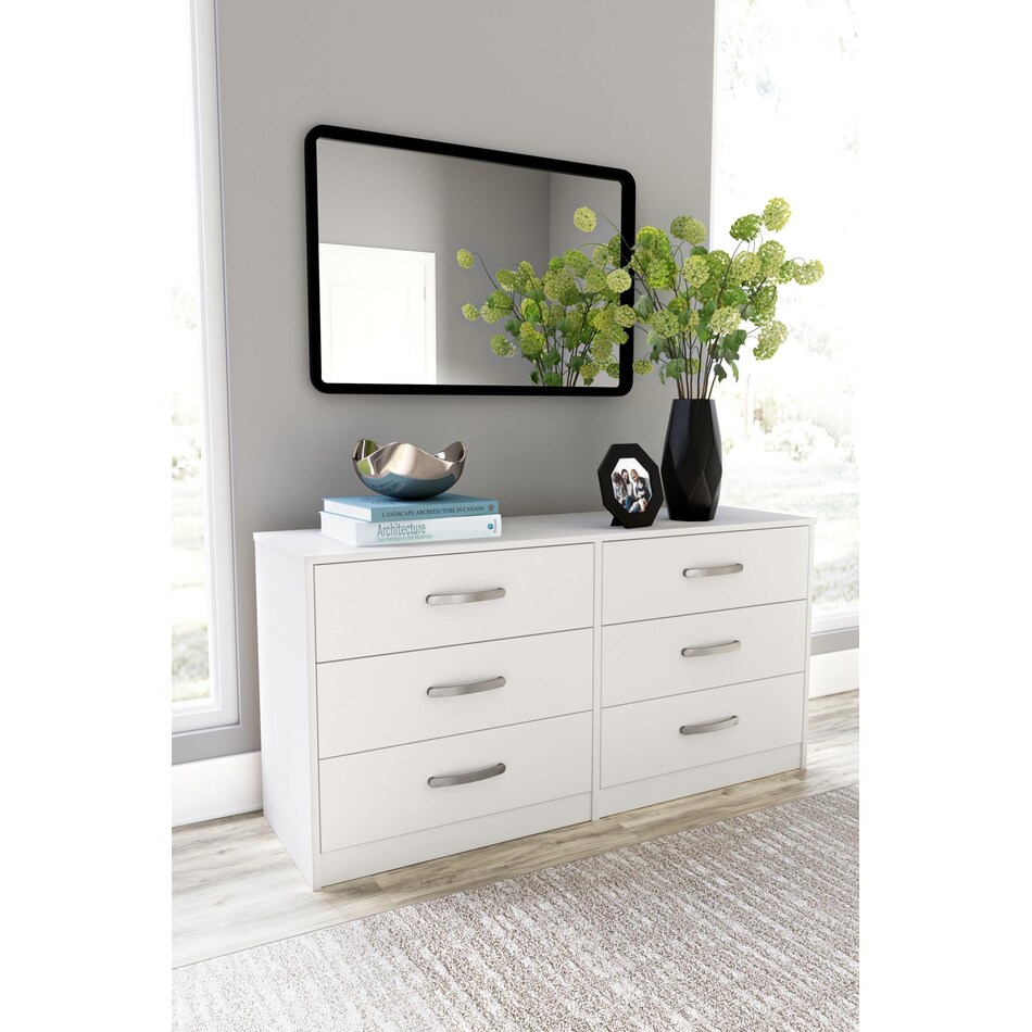 flannia white dresser   