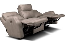 fleetwood telluride stone power reclining sofa   