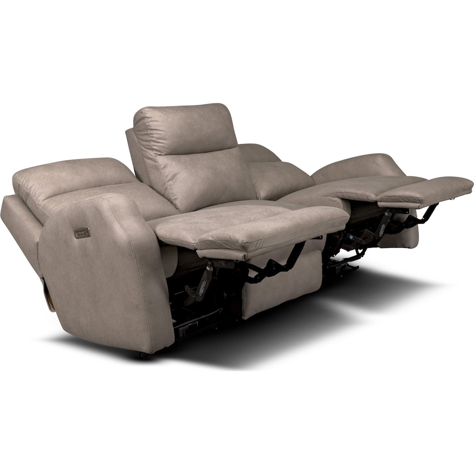 fleetwood telluride stone power reclining sofa   