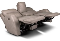 fleetwood telluride stone power reclining sofa   