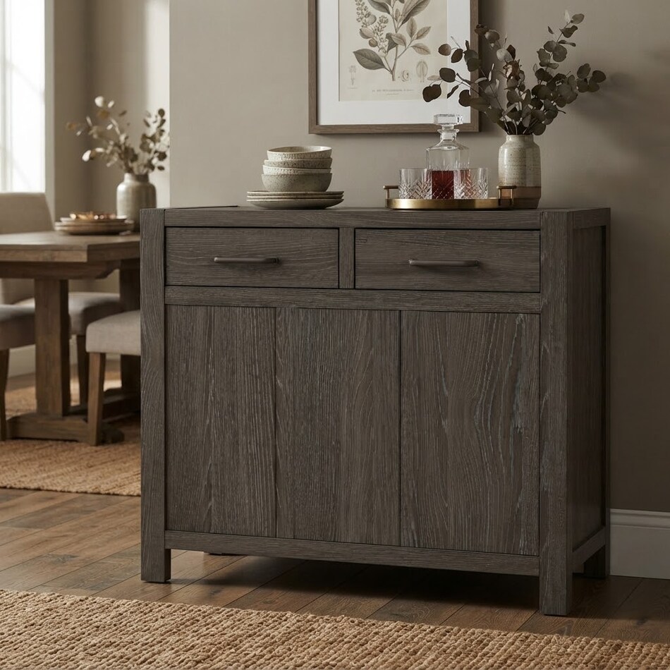 flex reclaimed chevron sideboard server   