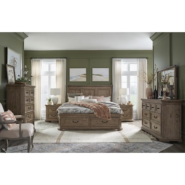 ADELE PANEL STORAGE BED