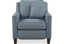 florian blue recliner   