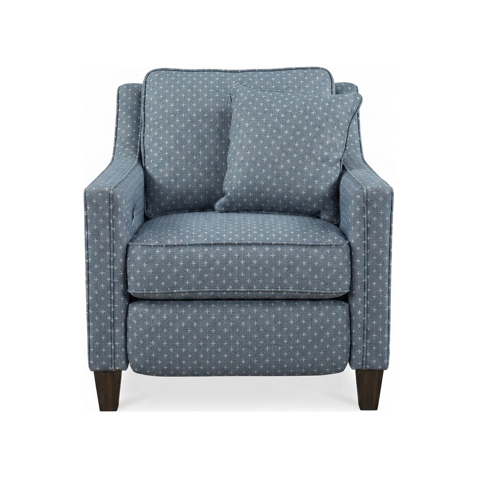 florian blue recliner   