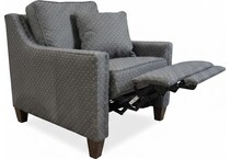 florian blue recliner   