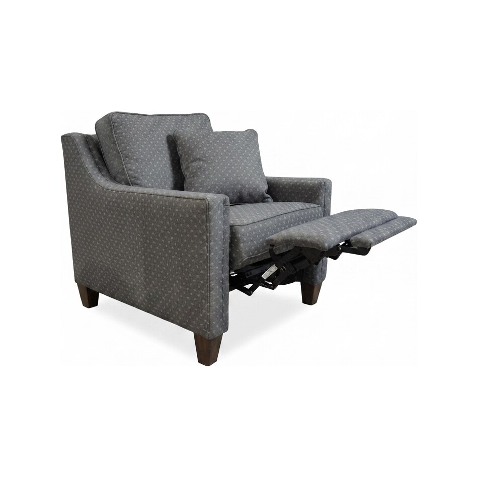florian blue recliner   