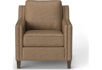 florian brown accent chair   
