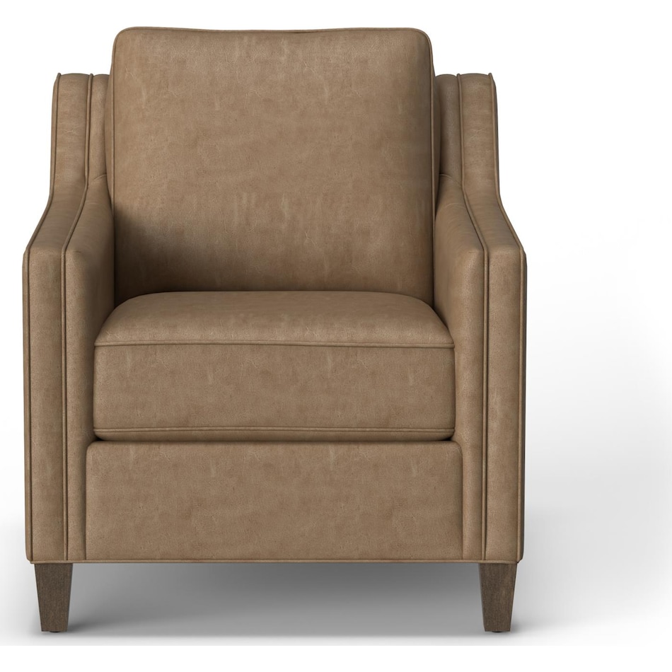 florian brown accent chair   