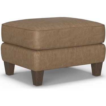 FLORIAN LEATHER OTTOMAN BY FLEXSTEEL
