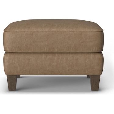 FLORIAN LEATHER OTTOMAN BY FLEXSTEEL