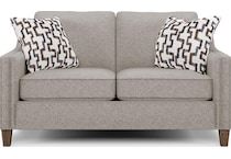 florian grey loveseat   