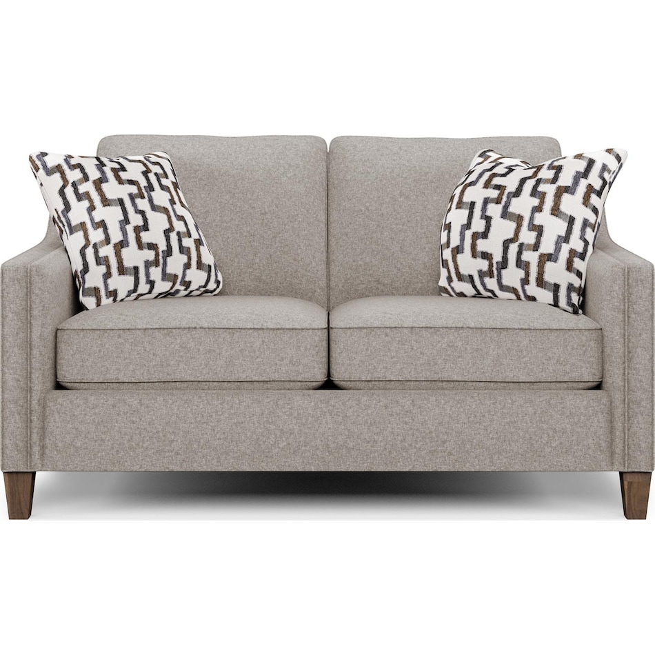 florian grey loveseat   