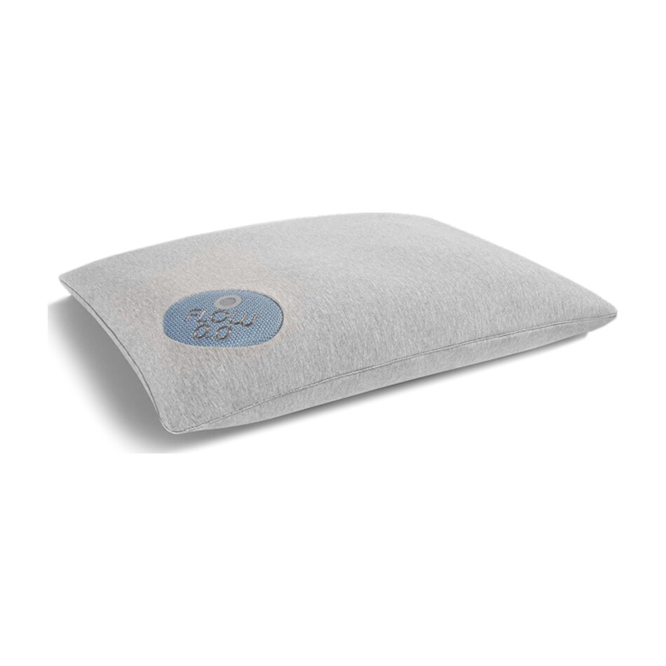 flow  pillow grey white pillow   