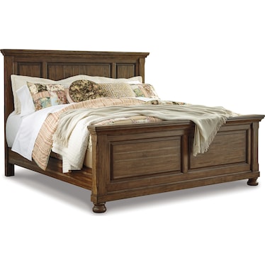 FLYNNTER KING PANEL BED