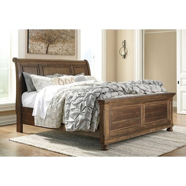 FLYNNTER QUEEN SLEIGH BED