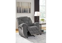 foreside charcoal recliner   