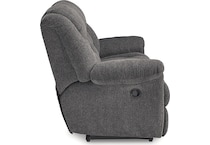 foreside charcoal reclining sofa   