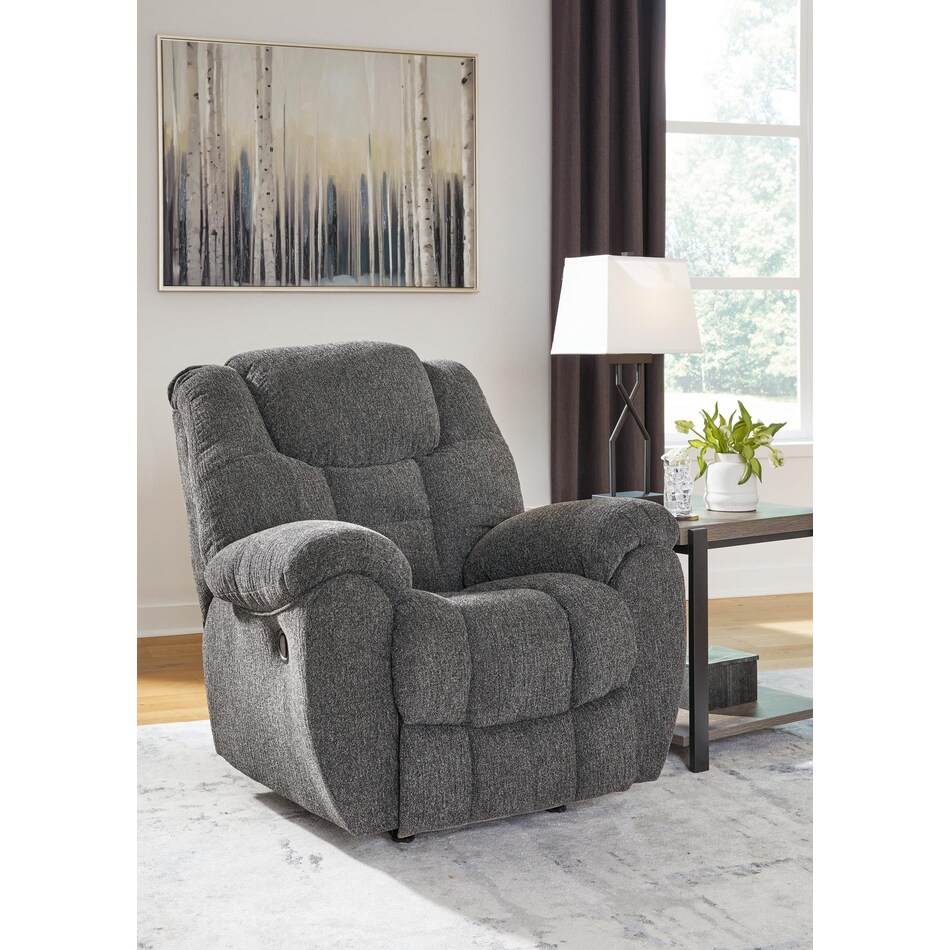 foreside grey recliner   