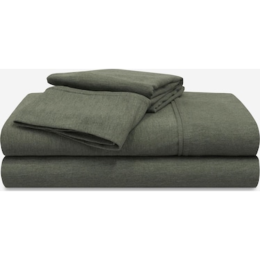 BEDGEAR HYPER-WOOL SHEET SET, FOREST GREEN